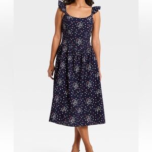 Midi Pullover A-Line Dress
- Universal Thread™ Navy Blue Floral